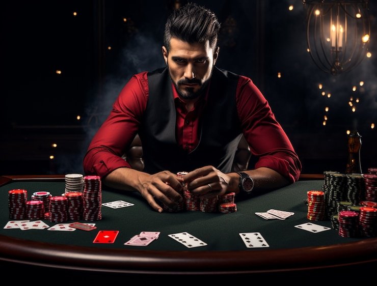 Antarmuka Push Gaming di layar mobile dengan dealer langsung dan tabel permainan