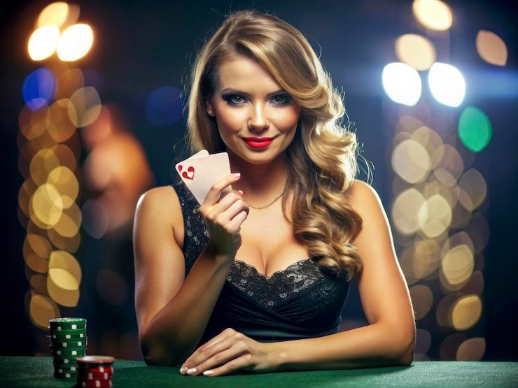 Layar permainan Three Card Poker di aplikasi mobile youtogel dengan dealer dan kartu pemain terlihat jelas